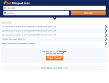 Tablet Screenshot of getbilingualjobs.net